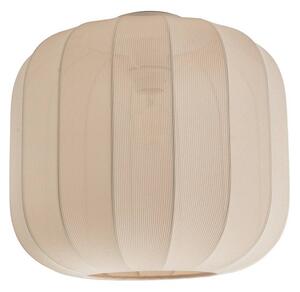 Lampa sufitowa Lindby Helin, beżowa, tkanina, Ø 35 cm