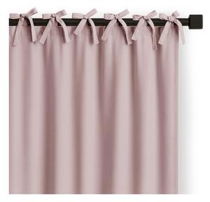 Szaroróżowa zasłona częściowo zaciemniająca (dimout) 140x250 cm Carli Tie – Restilo