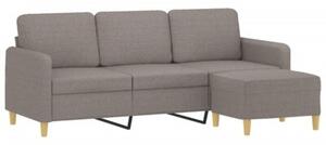 Sofa 3-osobowa z podnÃ³Å¼kiem, taupe, 180 cm, tkaninÄ