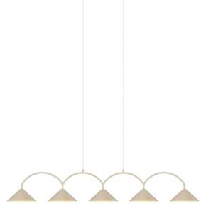 Globen Lighting - Curve 5 Lampa Wisząca Beige