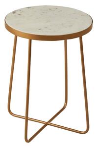Okrągły stolik z marmurowym blatem ø 36 cm Shalimar – Premier Housewares