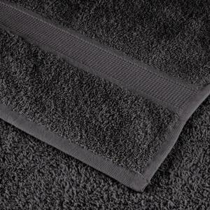 Ręczniki premium, solund, 4 szt., antracytowe, 100x150 cm, 600 g/m²