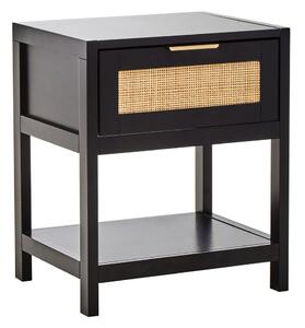 Czarna szafka nocna Sherman – Premier Housewares