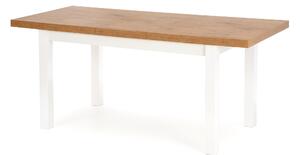 Stół rozkładany Tiago dąb lancelot/biały