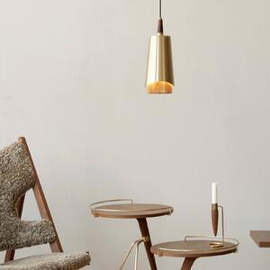 Audo Copenhagen Lampa wisząca designerska Umanoff, możliwość ściemniania, mosiężny / złoty, salon / jadalnia, mosiądz, design