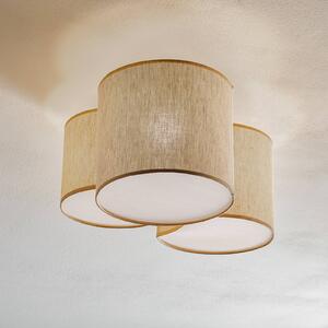 Lampa sufitowa Mona Nature TK Lighting, możliwość ściemniania, salon / jadalnia, tkanina / materiał / jedwab, nowoczesny