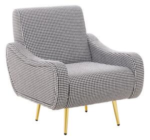Czarno-biały fotel Holli – Premier Housewares