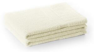 Kremowy bawełniany ręcznik frotte 30x50 cm Marina – DecoKing