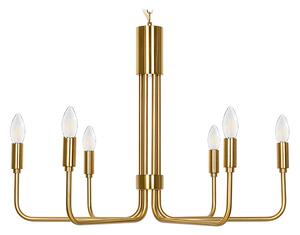 Lindby - Elanova 6 Żyrandol Brass