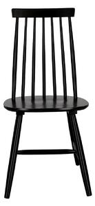 Czarne drewniane krzesło patyczak - Nebiro