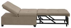 RozkÅadana sofa z mikrofibry w kolorze ciemnoszarym