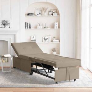 RozkÅadana sofa z mikrofibry w kolorze ciemnoszarym