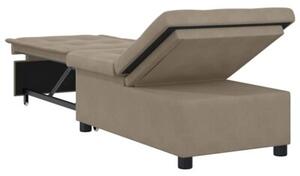 RozkÅadana sofa z mikrofibry w kolorze ciemnoszarym