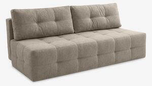 Sofa Rozkładana Kanapa z Funkcją Spania Dwuosobowa Do Salonu Beżowa MORANA