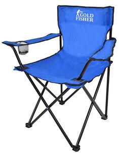 Niebieskie turystyczne krzesło składane - Ozen