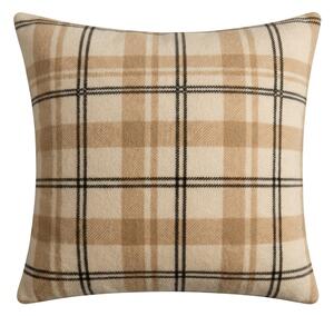 Mikropluszowa poszewka na poduszkę PLAID 45x45 cm, kremowy