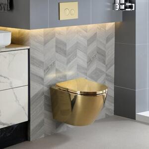 Miska WC HYDROSAN FLOW-GL-BL-TR-03 Owalny Złoty