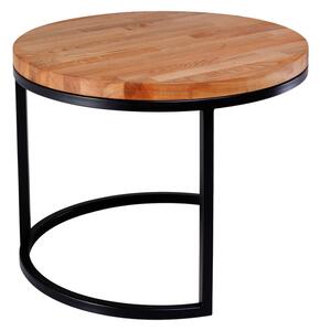 Estetyczny okrągły stolik loftowy (Kapelańczyk)