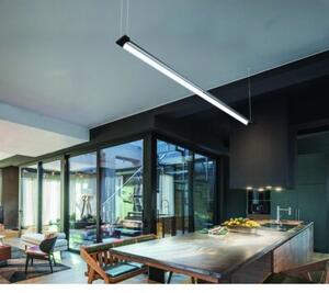 Azzardo FLASH 160 lampa wisząca LED 4000K czarna (BK) AZ5428 – nowoczesne oświetlenie do salonu i jadalni