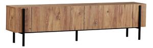 Szafka pod TV w dekorze sosny w naturalnym kolorze 180x45x30 cm Nexus – Kalune Design