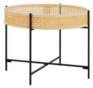 Rattanowy okrągły stolik w naturalnym kolorze ø 60 cm Depok – Premier Housewares