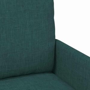Nowoczesna sofa w ciemnej zieleni z minimalistycznym stylem