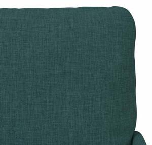 Nowoczesna sofa w ciemnej zieleni z minimalistycznym stylem