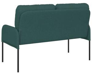 Nowoczesna sofa w ciemnej zieleni z minimalistycznym stylem