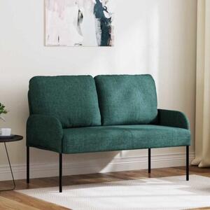 Nowoczesna sofa w ciemnej zieleni z minimalistycznym stylem