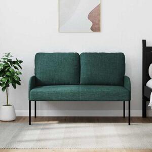 Nowoczesna sofa w ciemnej zieleni z minimalistycznym stylem