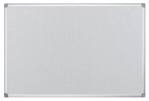 Bi-Office Tekstylna tablica magnetyczna z metalową kratką, 900 x 600 mm