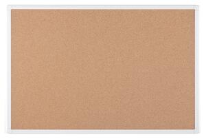 Tablica korkowa ANTI-MICROBIAL, 900 x 600 mm, biała rama