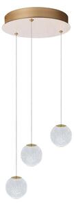Lampa wisząca LED 21W Azzardo Edem 3 Round GO AZ6020 – nowoczesne oświetlenie do salonu i jadalni