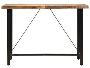 Stolik barowy, 150x70x107 cm, lite drewno mango i żelazo