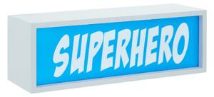 Niebieska dekoracja świetlna na baterie Superhero – Premier Housewares