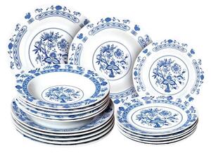 Banquet Porcelanowy zestaw talerzy ONION 18 szt