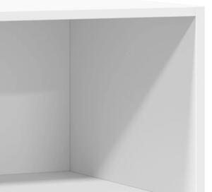 Szafka garderobiana, biała, 77x48x102 cm