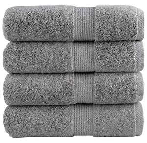 Ręczniki toaletowe premium, solund 4 szt. szare 30x30cm 600 g/m²