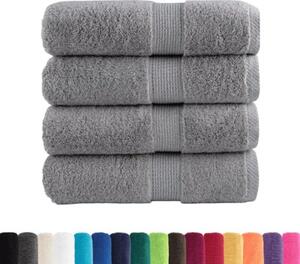 Ręczniki toaletowe premium, solund 4 szt. szare 30x30cm 600 g/m²
