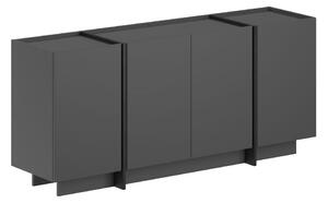 Antracytowa komoda z otworem na kable 180x80x45 cm Dorma – Kalune Design