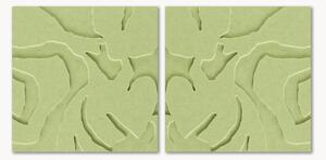 Modułowa ścienna dekoracja akustyczna Soft Embrace 1+2, 2 elem