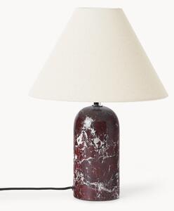 Lampa stołowa z marmurową podstawą Gia