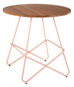 Okrągły stół z litego drewna wiązu ø 80 cm District – Premier Housewares