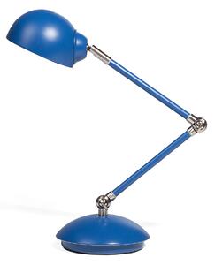 Lampa biurkowa regulowana metalowa przeguby do pokoju dziecka niebieska Helmand Beliani