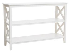 Biały regał z litego drewna sosnowego 120x81x40 cm Heritage – Premier Housewares