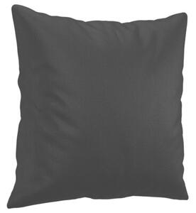 Sofa 2-osobowa z poduszkami, czarna, 140 cm, sztuczna skÃ³ra