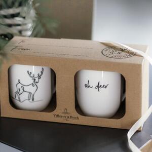 Zestaw 2 kubków Xmas Reindeer Statement Villeroy & Boch