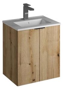 Szafka pod umywalkę NOVA OAK 82-50-2D 50cm dąb coast evoke