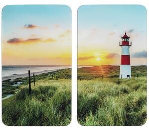 Szklane płyty ochronne na kuchenkę LIGHTHOUSE, 2 sztuki