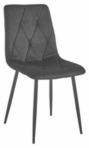 Zestaw stół NP 120x80cm Craft Czarny + 4 krzesła LIBRA czarne